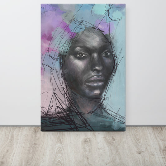 Crown of Flowers Canvas Print