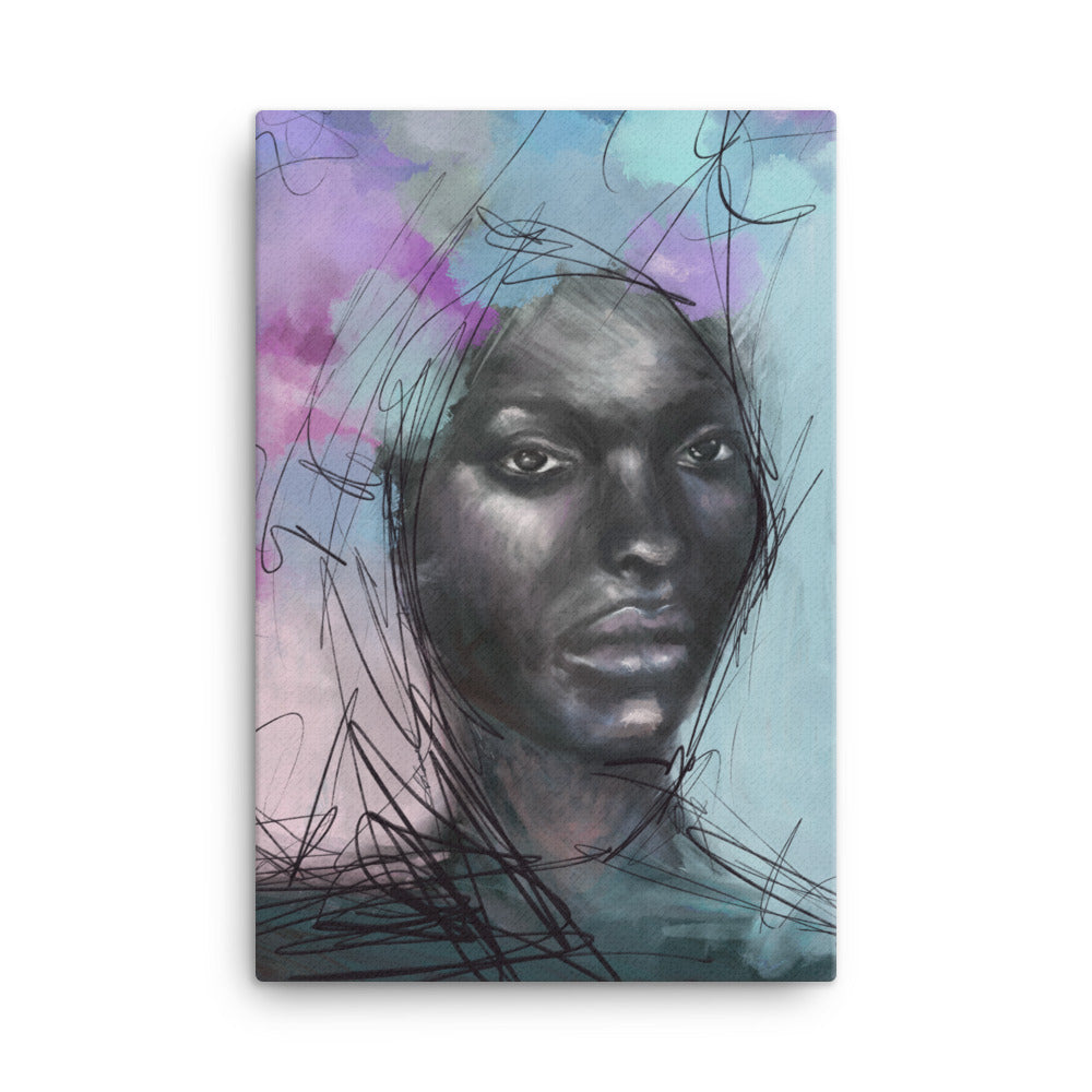Crown of Flowers Canvas Print