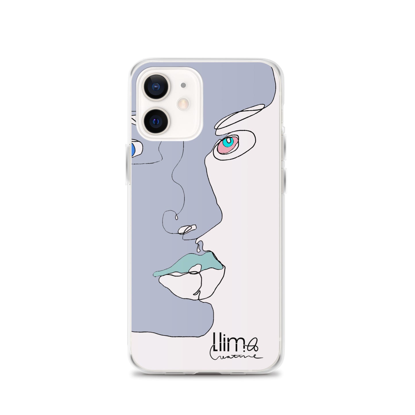 Minimalist Line Portrait iPhone Case