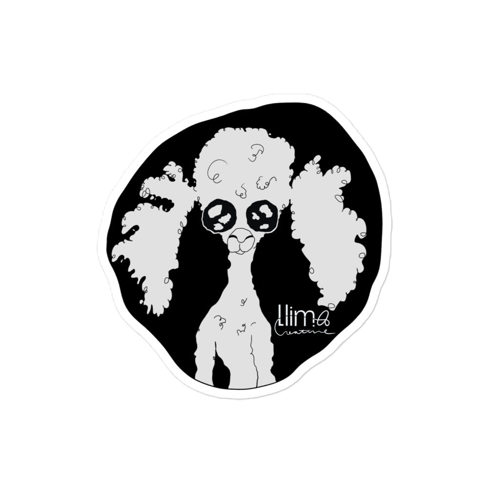 Tina the Poodle Sticker