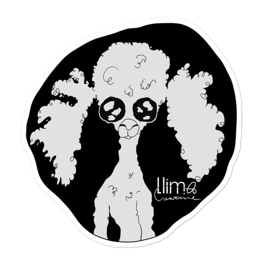 Tina the Poodle Sticker
